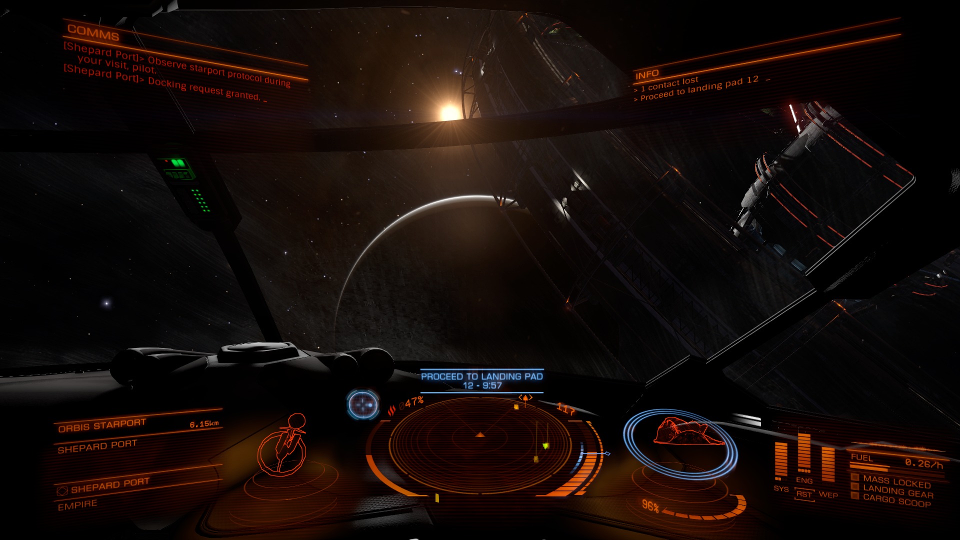 Approaching Shepard Port