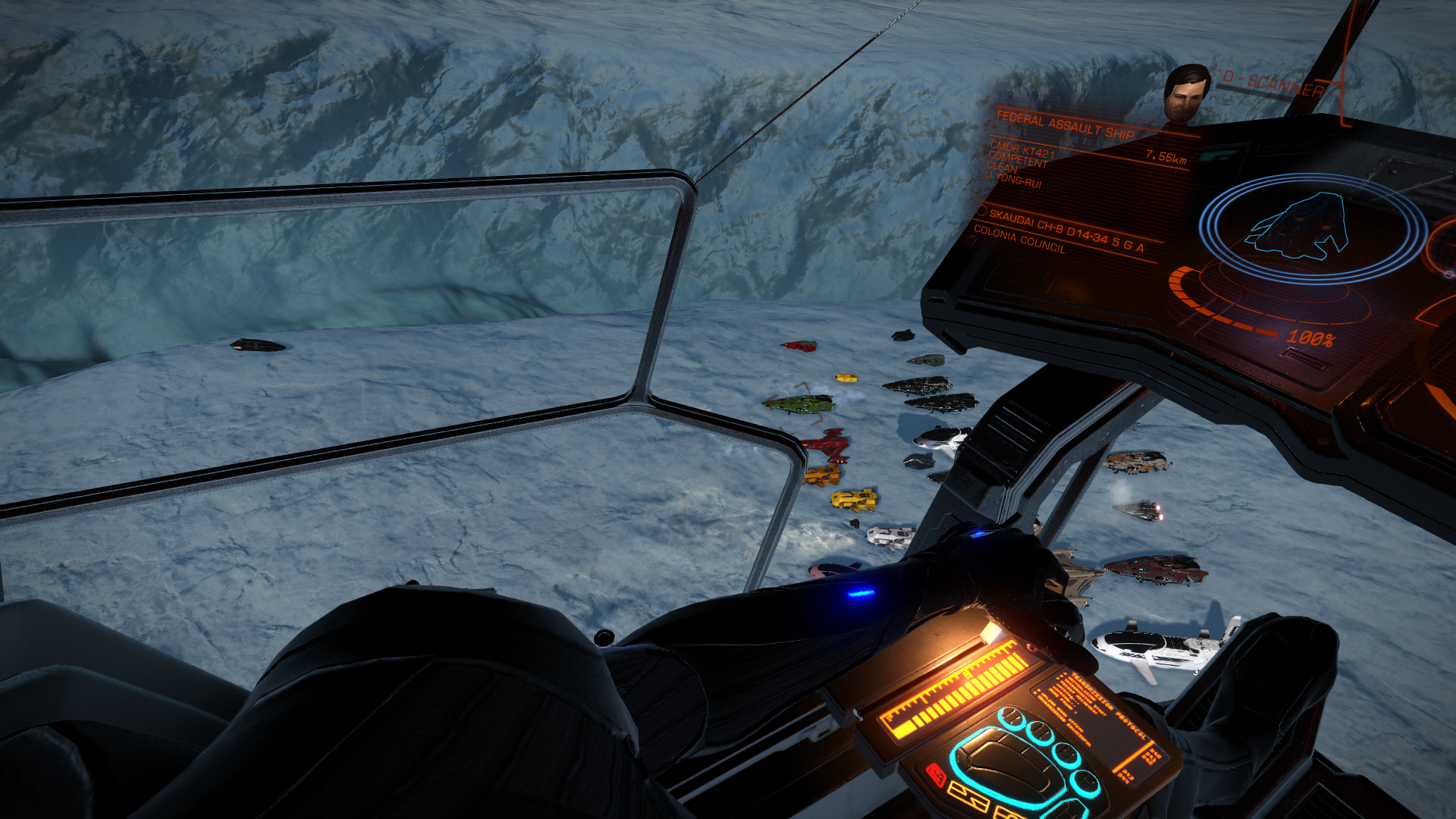 CCC Flyby from inside