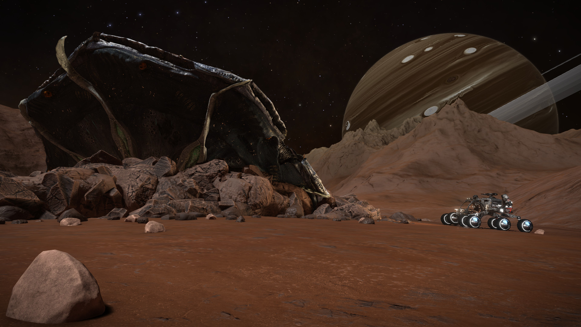 Crashed Thargoid scout