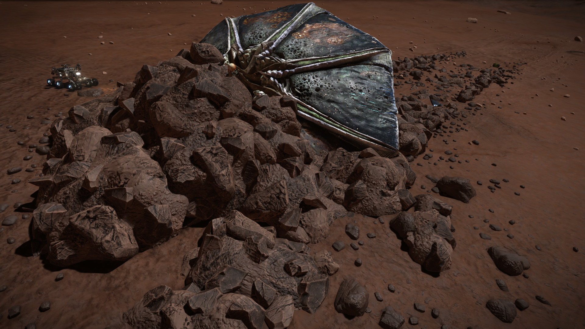 Crashed Thargoid scout